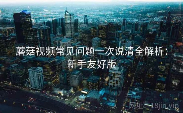 蘑菇视频常见问题一次说清全解析：新手友好版