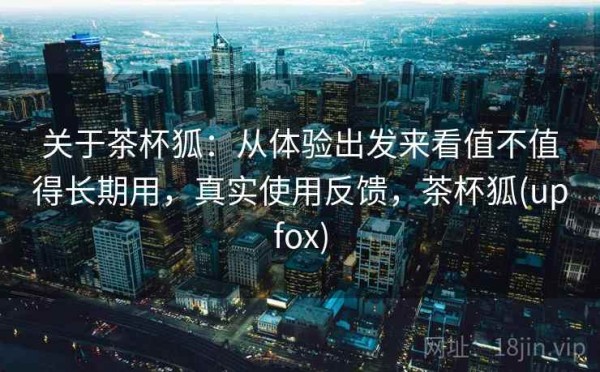 关于茶杯狐：从体验出发来看值不值得长期用，真实使用反馈，茶杯狐(upfox)