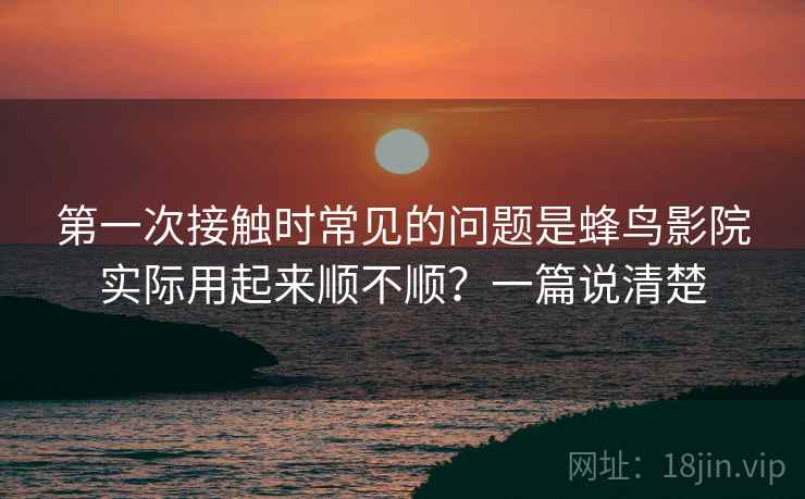 第一次接触时常见的问题是蜂鸟影院实际用起来顺不顺？一篇说清楚