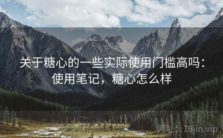 关于糖心的一些实际使用门槛高吗：使用笔记，糖心怎么样