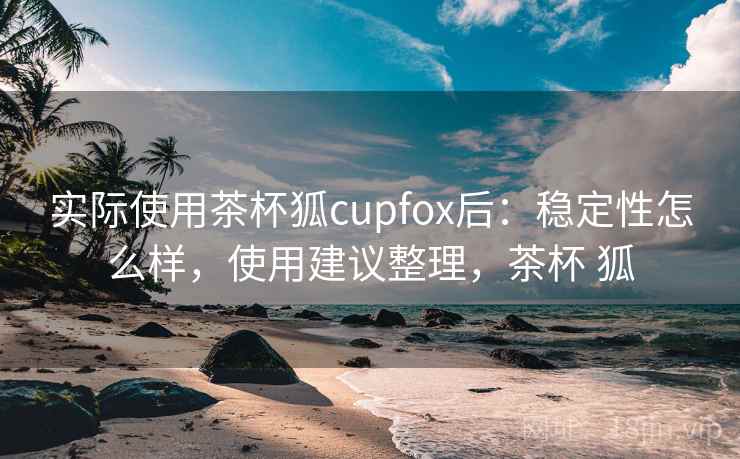 实际使用茶杯狐cupfox后：稳定性怎么样，使用建议整理，茶杯 狐