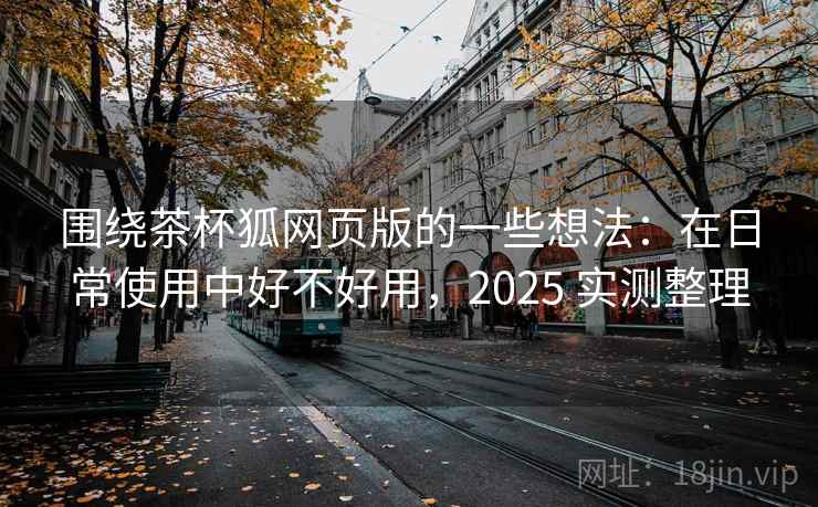 围绕茶杯狐网页版的一些想法：在日常使用中好不好用，2025 实测整理